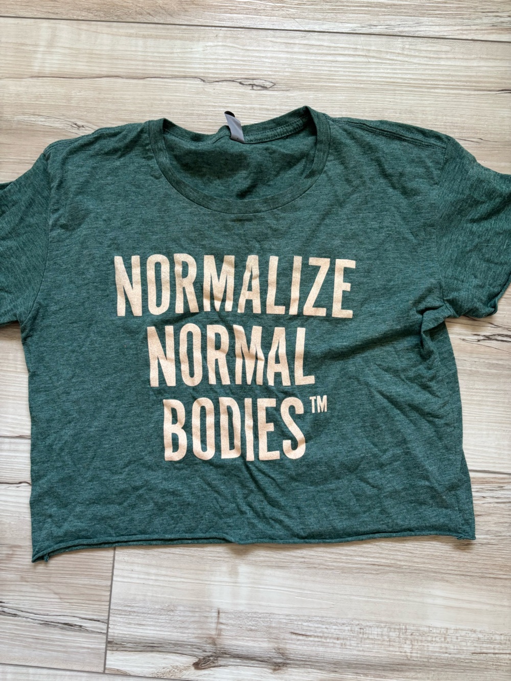Normalize Normal Bodies Green Graphic Tee
